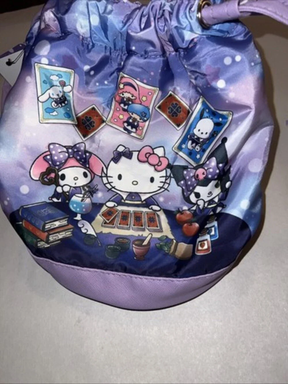 Sanrio Hello Kitty & Friends Magic Cards Drawstring Makeup Bag